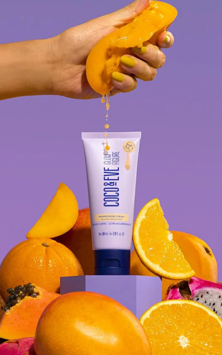 PrettyLittleThing Bath & Body*Coco & Eve Glow Figure Whipped Body Cream (Tropical Mango Scent) 60Ml