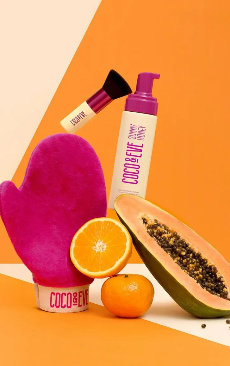 PrettyLittleThing Tanning*Coco & Eve Sunny Honey Soft Velvet Self Tan Mitt