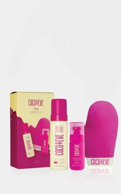 PrettyLittleThing Tanning*Coco & Eve Sunny Honey Tan Obsession Kit (Worth £67)