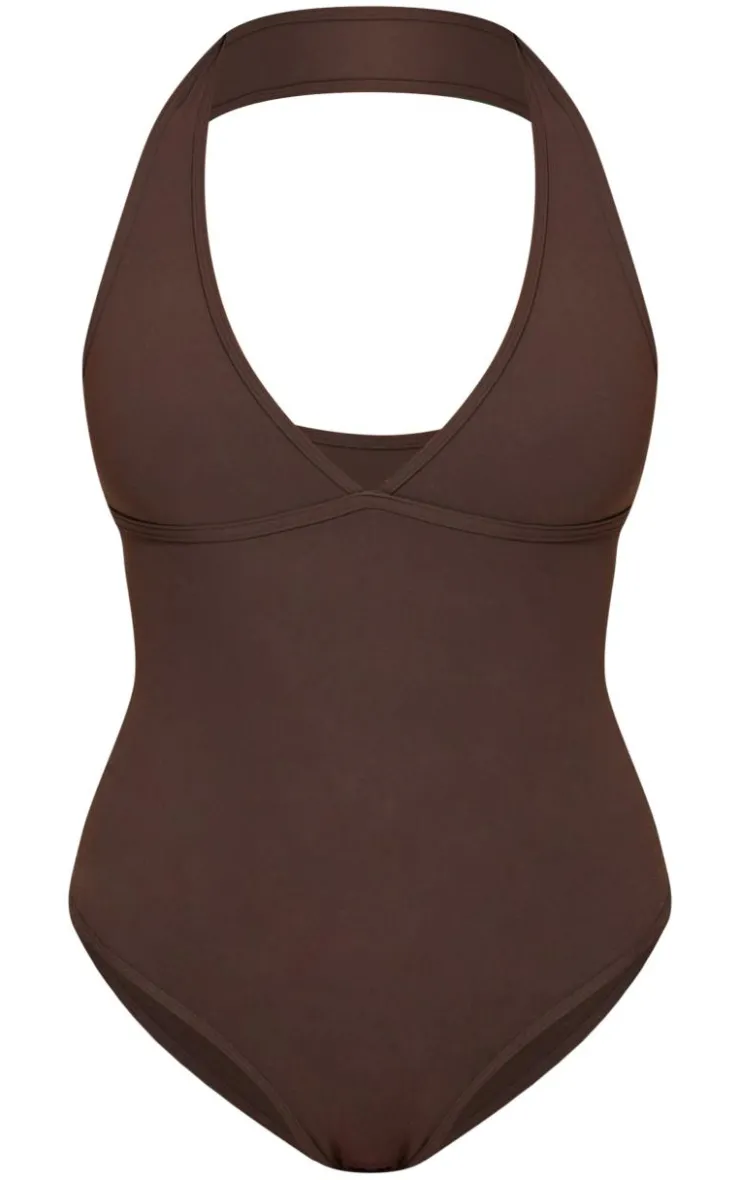 PrettyLittleThing Snatched*Contour Halterneck Bodysuit