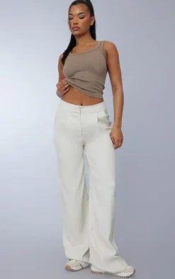 PrettyLittleThing Snatched*Snatched Rib Scoop Vest