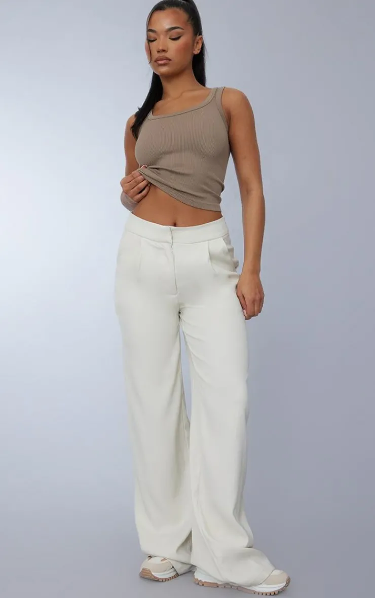 PrettyLittleThing Snatched*Snatched Rib Scoop Vest