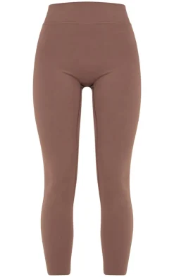 New PrettyLittleThing Snatched Sculpt Leggings Coffee