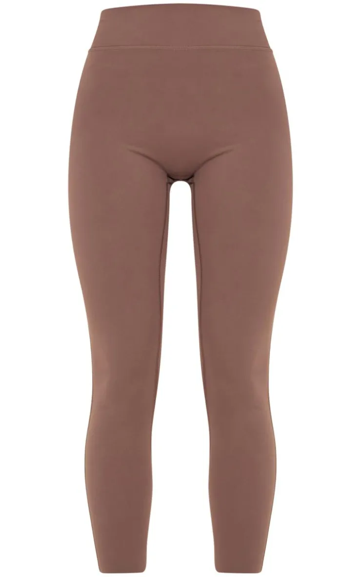 New PrettyLittleThing Snatched Sculpt Leggings Coffee