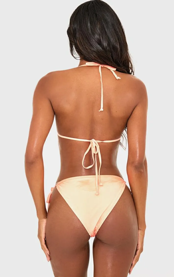 Coral Mix & Match Tie Side Bikini Bottom