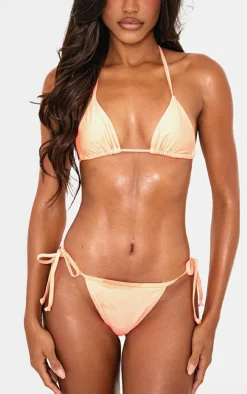 Coral Mix & Match Tie Side Bikini Bottom