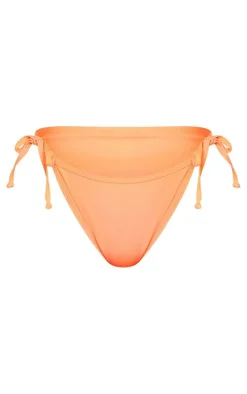 Coral Mix & Match Tie Side Bikini Bottom