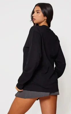 PrettyLittleThing T-Shirts*Cotton Oversized Long Sleeve T-Shirt
