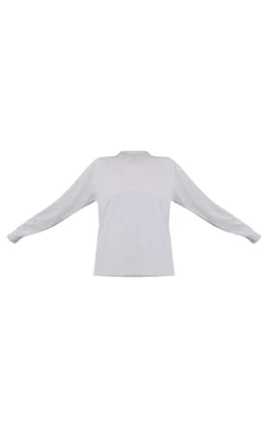 PrettyLittleThing T-Shirts*Cotton Oversized Long Sleeve T-Shirt