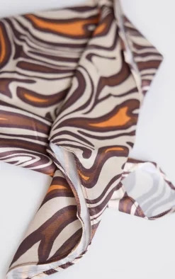 PrettyLittleThing Hair Accessories*Animal Swirl Bandana
