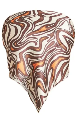PrettyLittleThing Hair Accessories*Animal Swirl Bandana