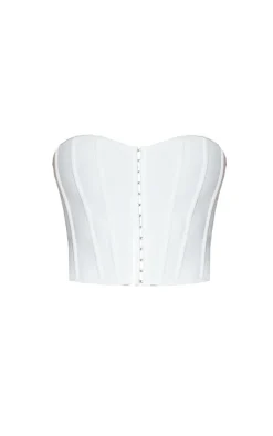 Bandage Hook And Eye Structured Corset-PrettyLittleThing New