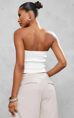 PrettyLittleThing Corsets*Bandage Structured Panelled Hook & Eye Corset