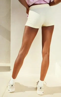 PrettyLittleThing Snatched*Basic Structured Snatched Rib Hot Pants