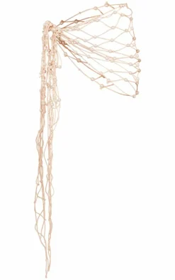 Cream Bead Detail Beach Sarong