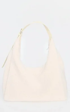 PrettyLittleThing Shoppers*Borg Slouchy Oversized Tote Bag