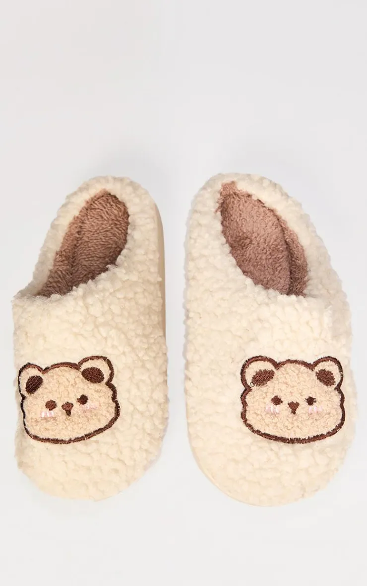 PrettyLittleThing Christmas Gifts*Borg Teddy Slippers