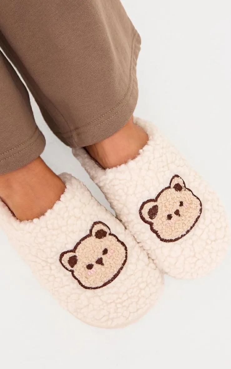 PrettyLittleThing Christmas Gifts*Borg Teddy Slippers