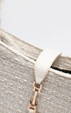 PrettyLittleThing Shoulder Bags*Boucle Clasp Detail Shoulder Bag