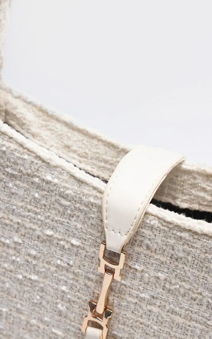 PrettyLittleThing Shoulder Bags*Boucle Clasp Detail Shoulder Bag