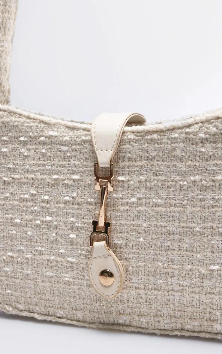 PrettyLittleThing Shoulder Bags*Boucle Clasp Detail Shoulder Bag