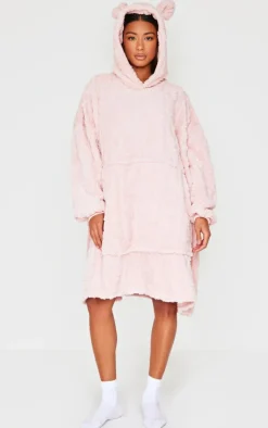 PrettyLittleThing Christmas Gifts*Bubble Textured Fleece Bath Robe