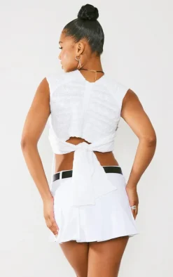 PrettyLittleThing Wrap Tops*Cable Knit Wrap Multi Way Top