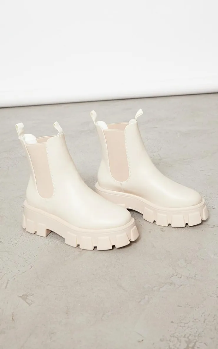 PrettyLittleThing Ankle Boots*Chunky Extreme Cleated Chelsea Ankle Boots