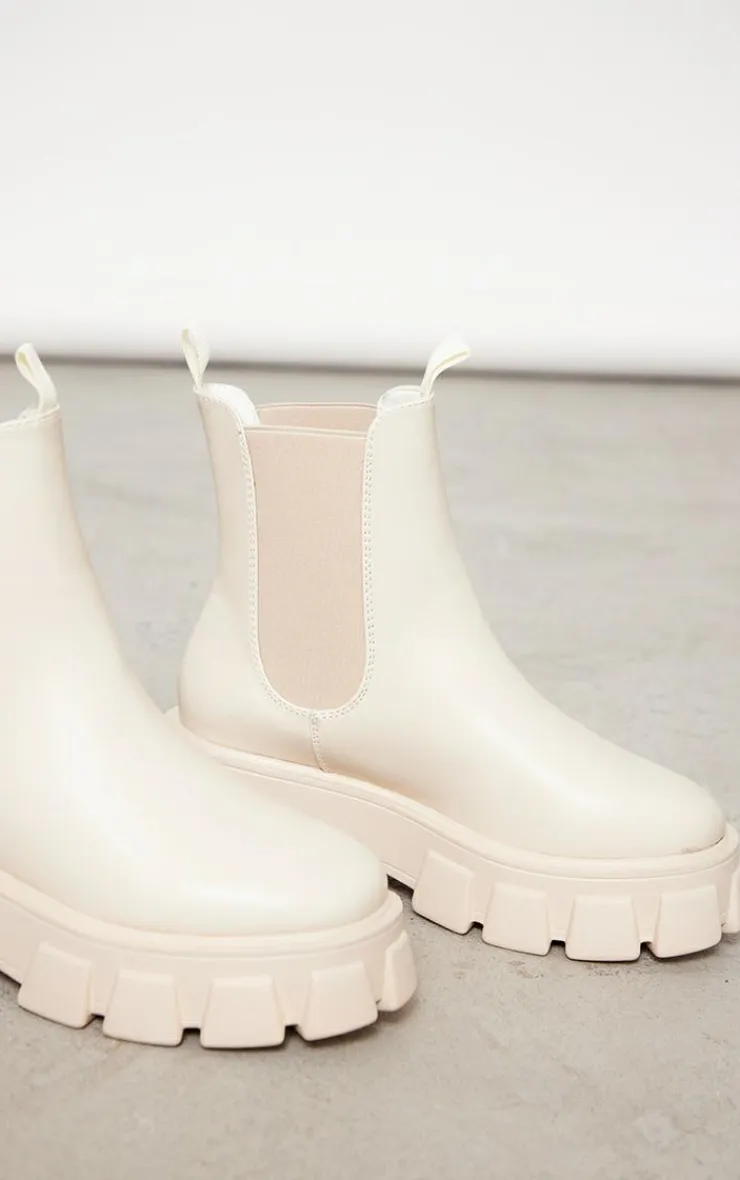 PrettyLittleThing Ankle Boots*Chunky Extreme Cleated Chelsea Ankle Boots