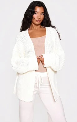 PrettyLittleThing Cardigans*Chunky Knit Slouchy Cardigan
