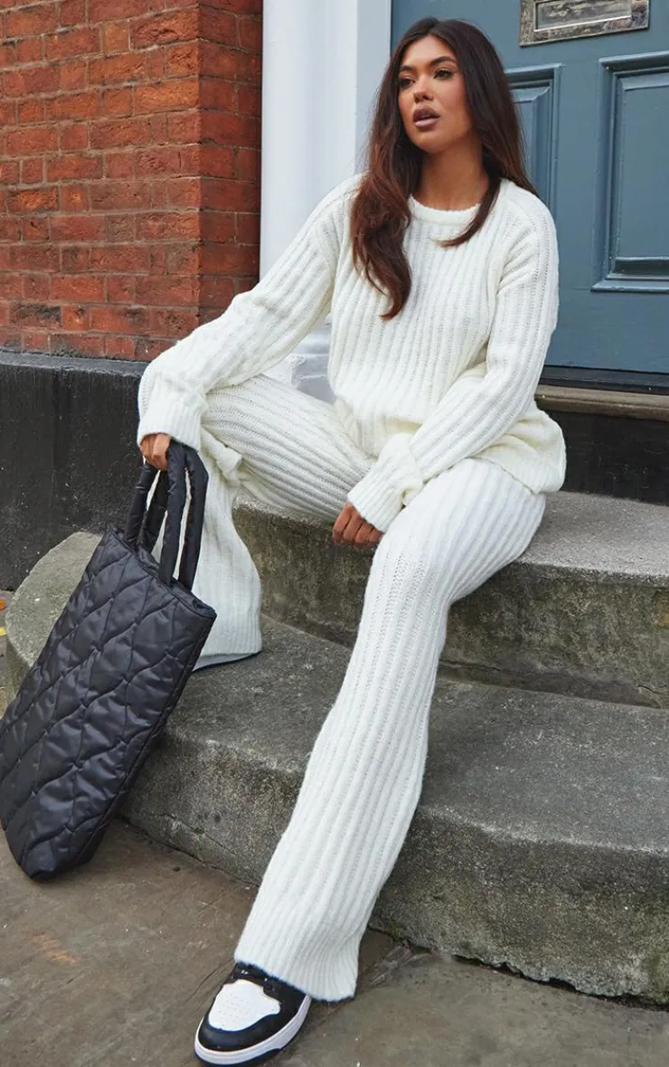 PrettyLittleThing Christmas Day Outfits*Chunky Ribbed Knitted Set