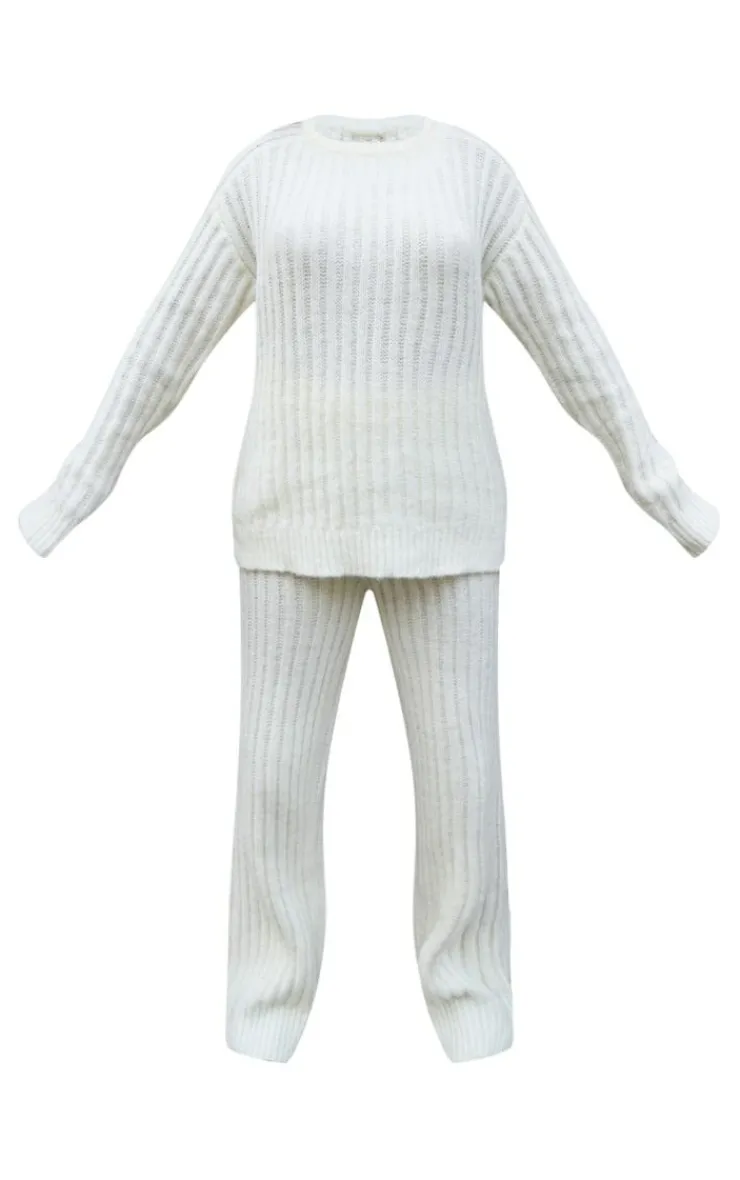 PrettyLittleThing Christmas Day Outfits*Chunky Ribbed Knitted Set