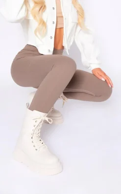 PrettyLittleThing Ankle Boots*Cleated Angled Chunky Sole Lace Up Ankle Boots