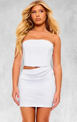 Corset Boned Bandeau Cut Out Bodycon Dress-PrettyLittleThing Best