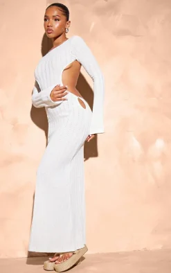 Crochet Low Back Maxi Dress-PrettyLittleThing Hot