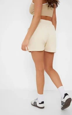 Cream Dipped Hip Sweat Shorts