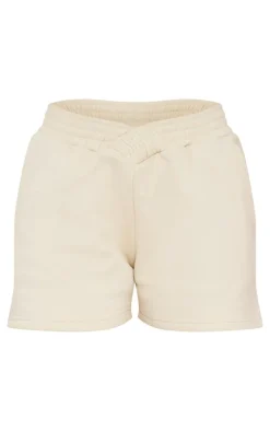 Cream Dipped Hip Sweat Shorts
