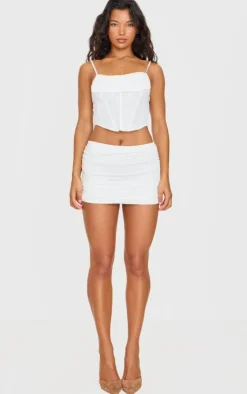 PrettyLittleThing Snatched*Double Layer Contour Jersey Mini Skirt