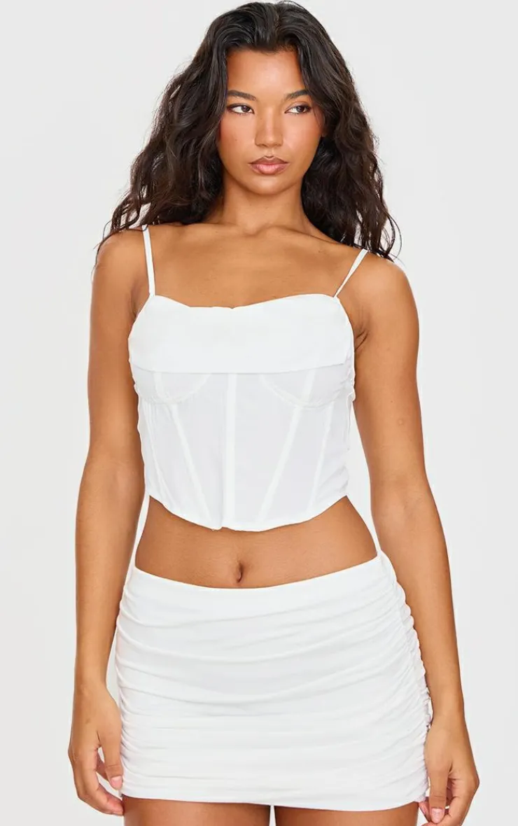 PrettyLittleThing Snatched*Double Layer Contour Jersey Mini Skirt