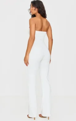 PrettyLittleThing Snatched*Double Layer Contour Jersey Twist Bandeau Jumpsuit