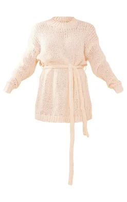 Extreme Chunky Knitted Sweater Dress-PrettyLittleThing Sale