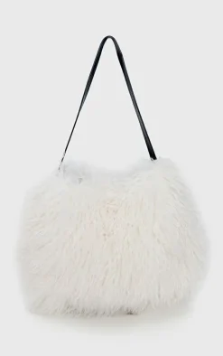 PrettyLittleThing Shoulder Bags*Faux Fur Fluffy Shoulder Bag