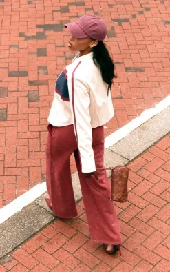 Cream Faux Suede Contrast Panel Jacket