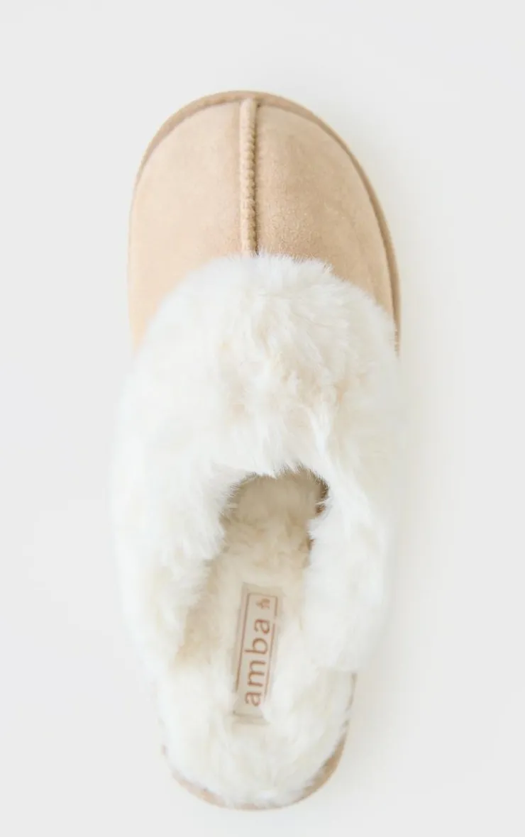 PrettyLittleThing Christmas Gifts*Faux Suede Mule Slippers