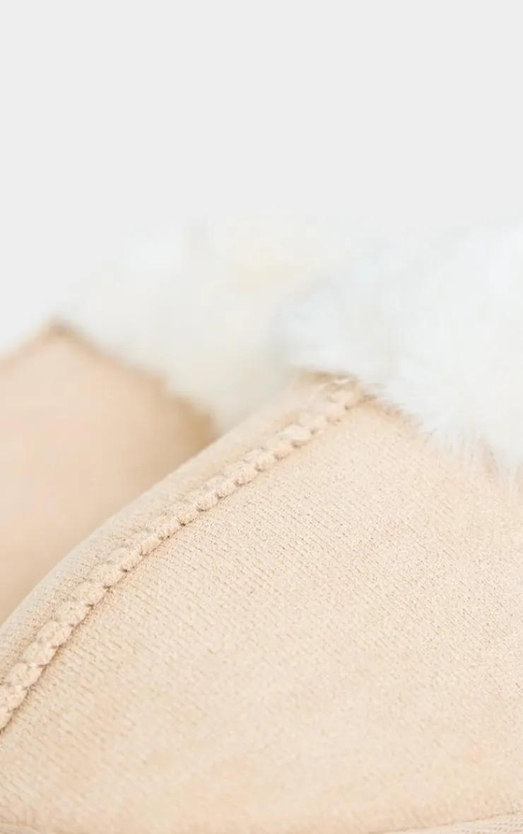 PrettyLittleThing Christmas Gifts*Faux Suede Mule Slippers