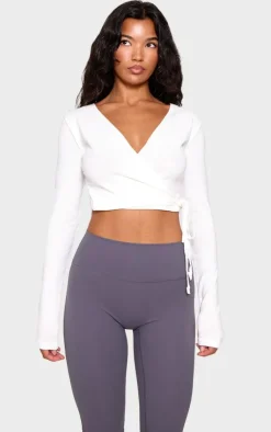 PrettyLittleThing Cardigans*Fine Knit Wrap Waist Cardigan