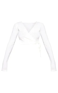 PrettyLittleThing Cardigans*Fine Knit Wrap Waist Cardigan