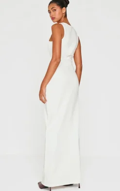 Heavy Rib Racer Sleeveless Maxi Dress-PrettyLittleThing Clearance
