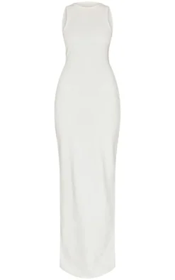 Heavy Rib Racer Sleeveless Maxi Dress-PrettyLittleThing Clearance