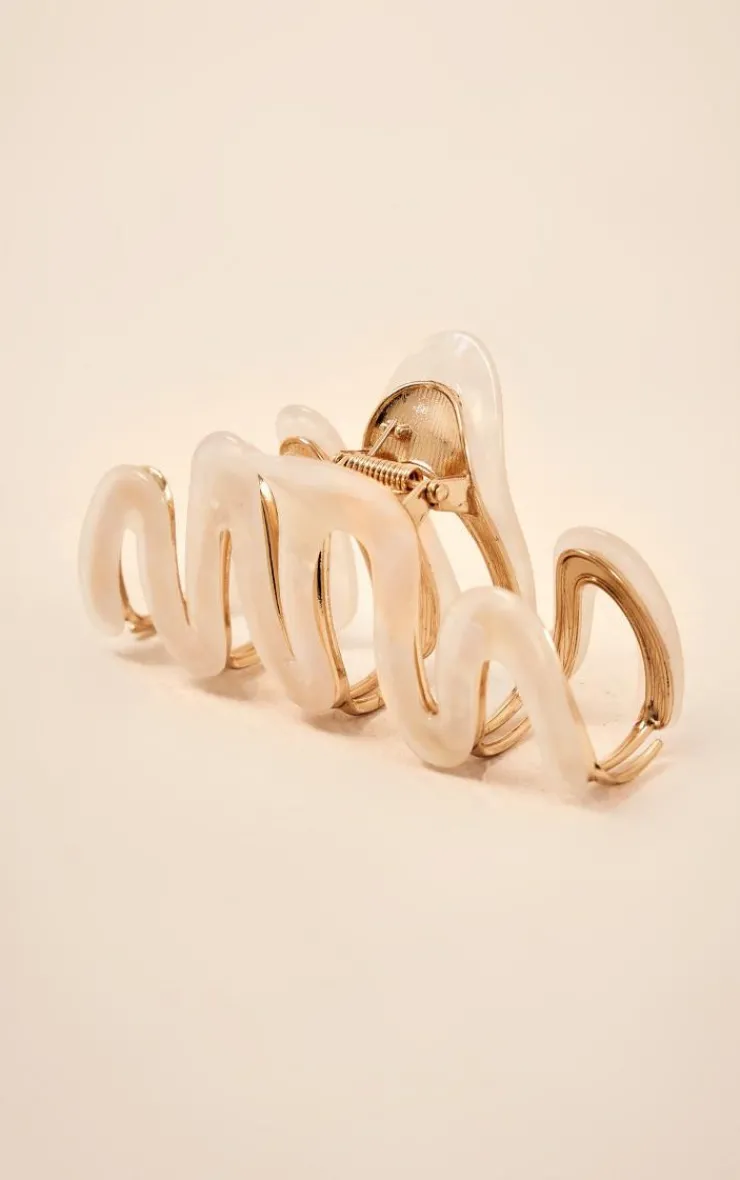 PrettyLittleThing Hair Accessories*Iridescent Swirl Hair Claw